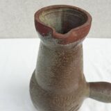 Pichet vase grès signé
