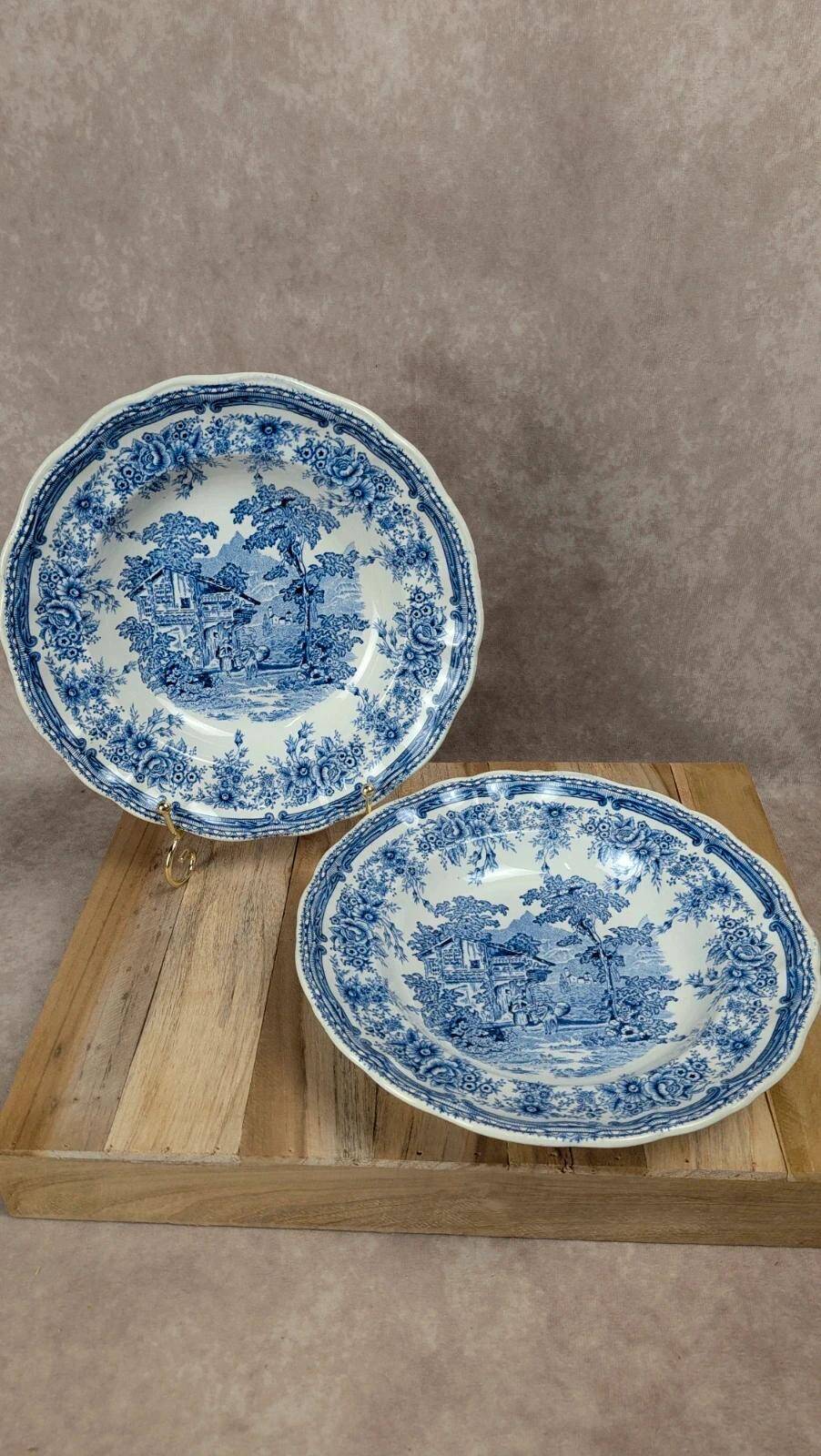 Set of 2 deep plates Lunéville – model The Cottage