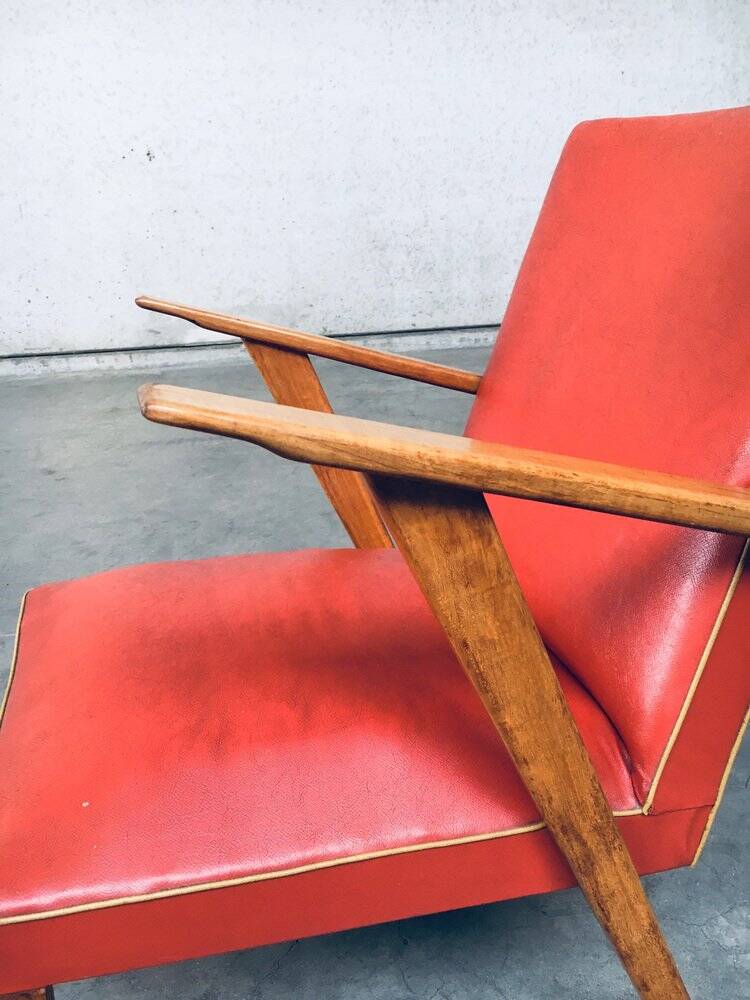 Set of Dutch Lounge Chairs, 1950s