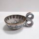 Gray Fat Lava Earthenware Catchall / Videpoche by Lino Zaramella, Signed