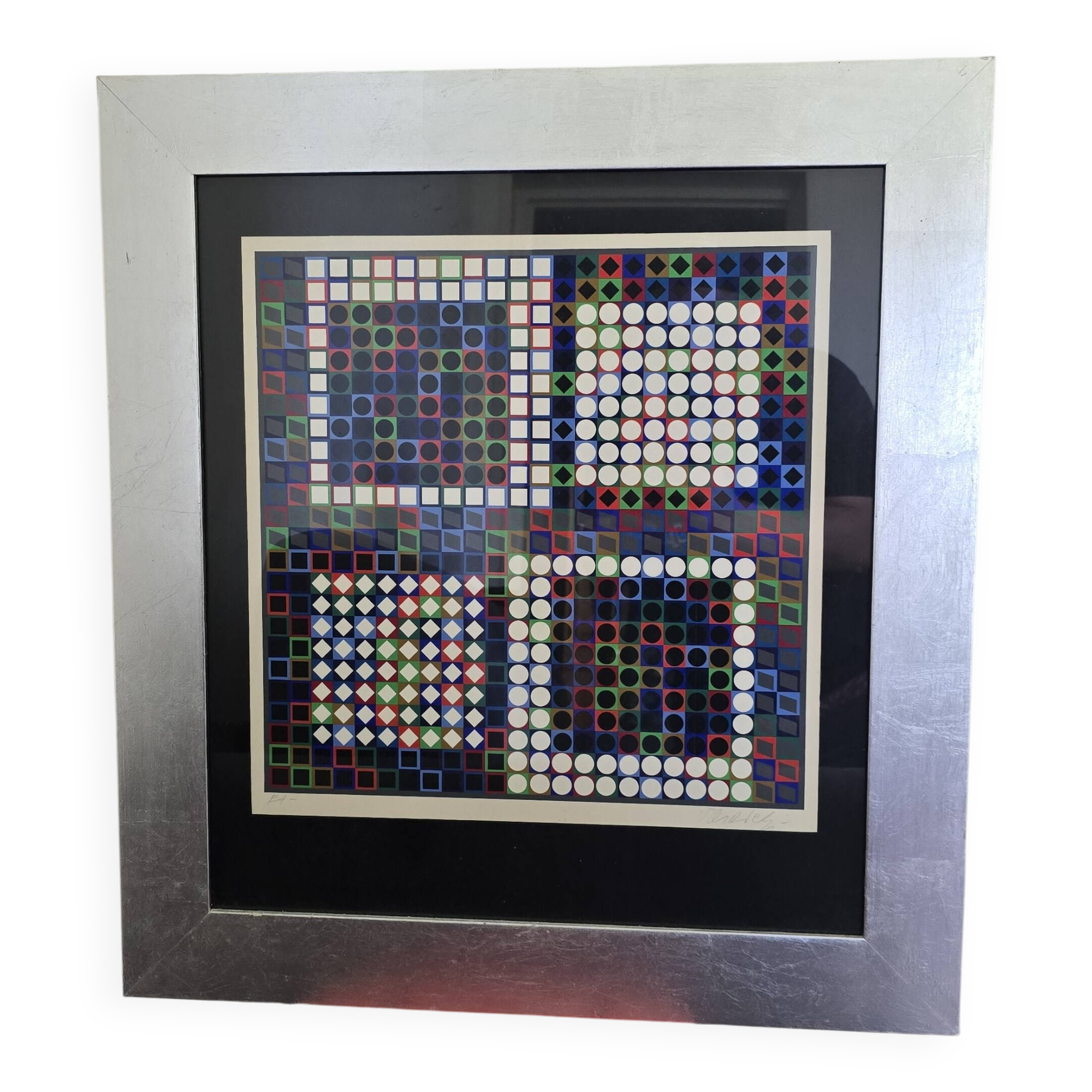 Victor Vasarely (1906-1997) - Kinetic Composition - Signed silkscreen print