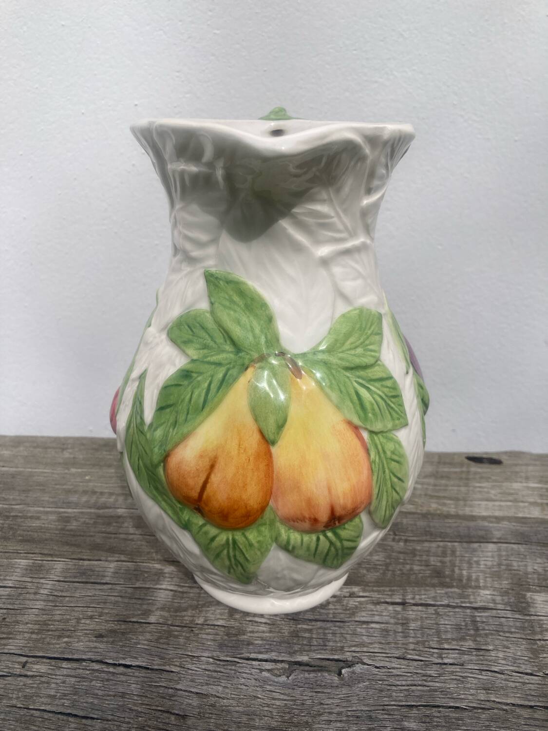 Ceramic fruit slush pitcher