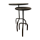 Set of hammered metal tables