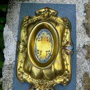 Golden metal fruit bowl Art Nouveau Jugendstil Germany
