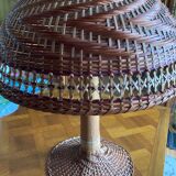 Vintage rattan lamp