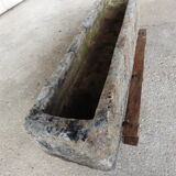 Old natural stone trough