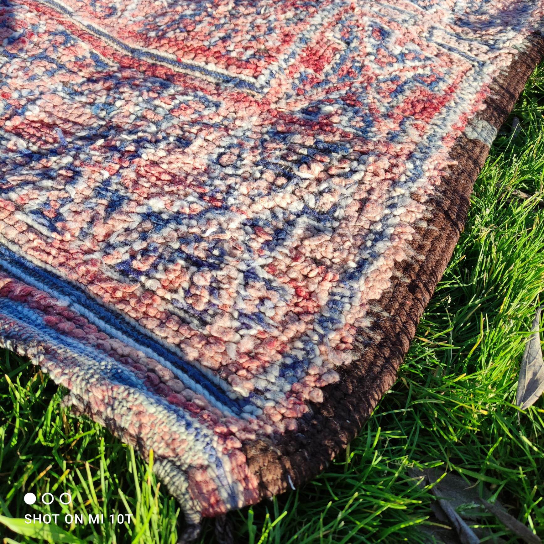 Berber carpet beni mguild seventies 3m50 on 2m05