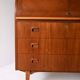 Bureau Secrétaire Vintage Scandinave en Teck