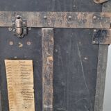 Cabin trunk from the brand "La Malle Bernard" Paris - 1900s
