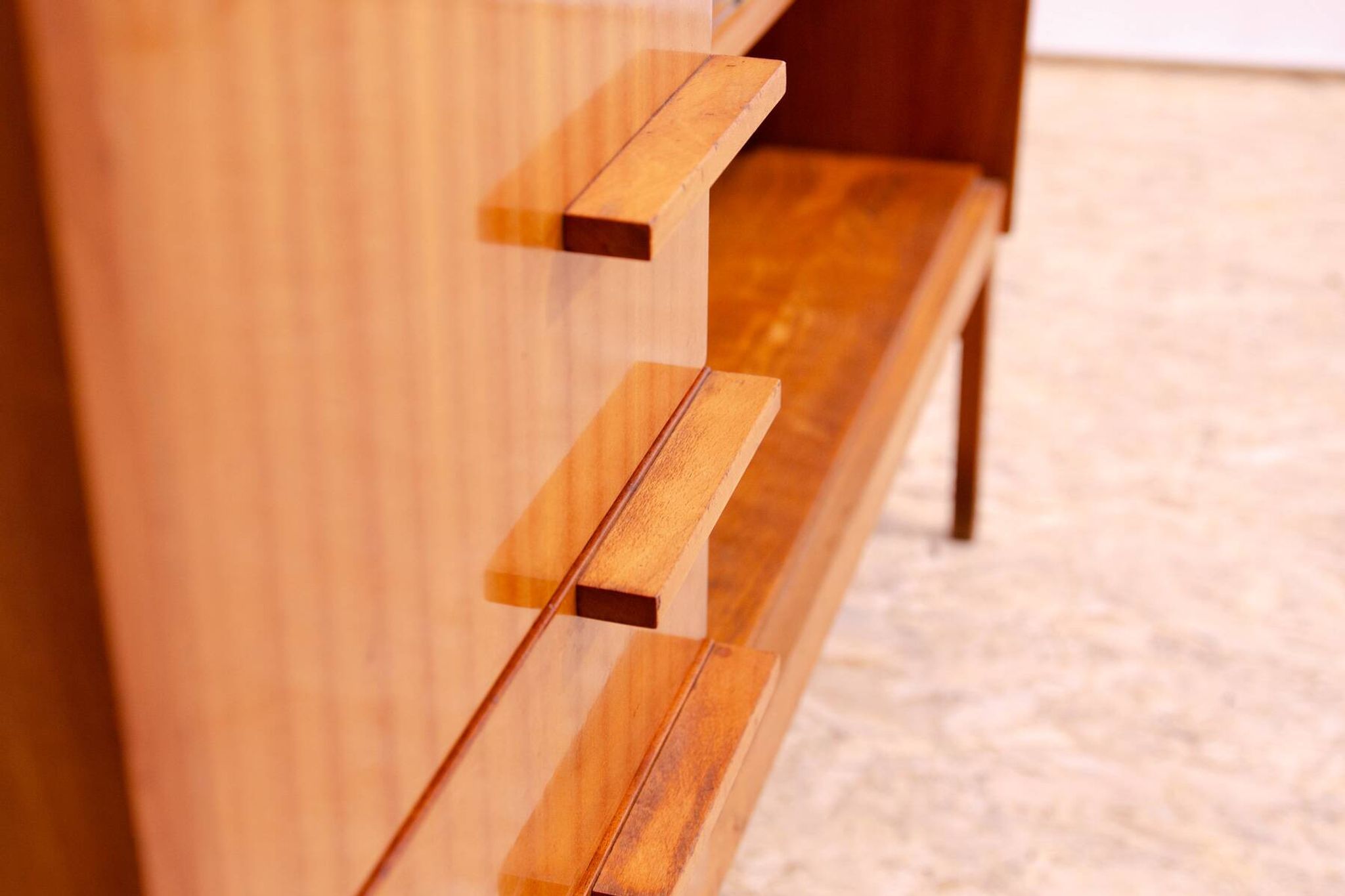 Midcentury glazed bookcase by František Mezulánik for UP Závody, 1960s