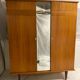 Vintage wardrobe with compass feet from the 60s