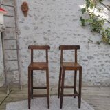 Antique bistro high chairs