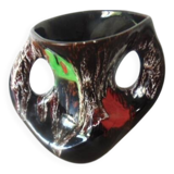 Vase vintage signé Vallauris – design 60s émaillé