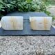 Pair of onyx bookends from the 1960s, vintage Italy.