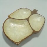 Wooden and mother-of-pearl pocket emptier