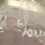 Crystal champagne bucket from st louis modele chantilly