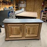 Buffet en noyer massif type bar