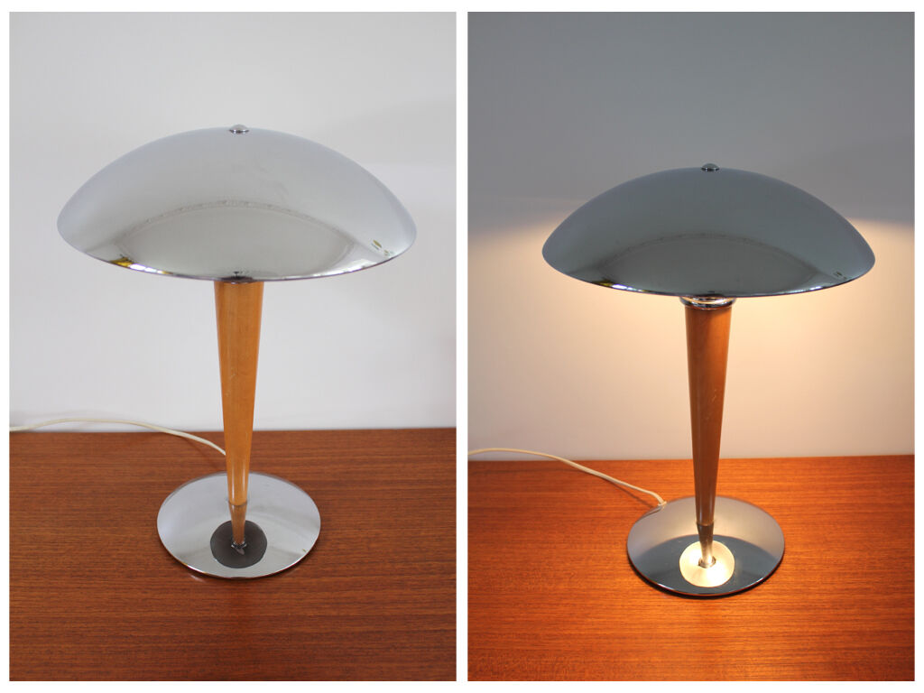 Lampe champignon dite "Paquebot"