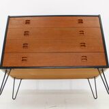 1960s Upcycled Danish Teak Chest of Drawers