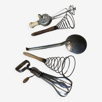 Set of vintage kitchen utensils
