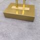 Brass reading floor lamp