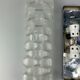 60s 70s wall lamp limburg germany wall sconce ice glass chrome space age