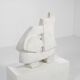 French Artist, Large Abstract Organic Sculpture, 1970s, Marble
