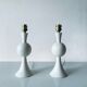 Paire de lampes de chevet vintage
