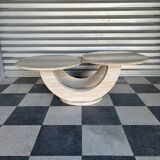 Table basse italienne en travertin