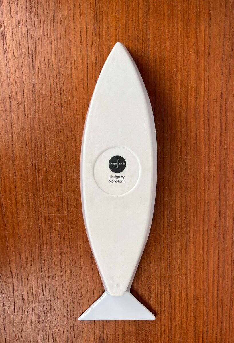 Swedish Ceramic Bowl in Fish Design by Björk Forth for Sagaform, 2000s