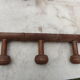 Wooden coat rack