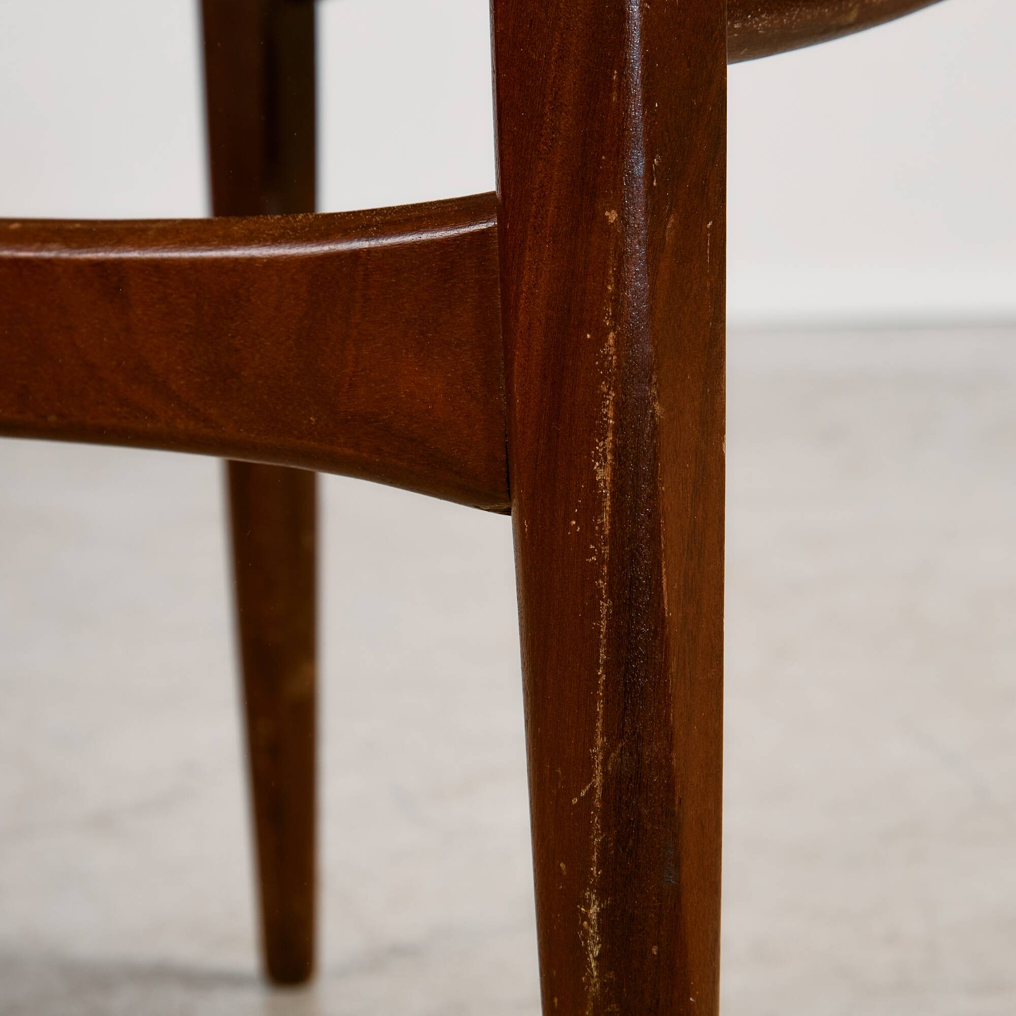 Midcentury Modern Chair by Elliots of Newbury in Black Leather and Teak, 1960s