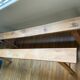 Paire de bancs de ferme