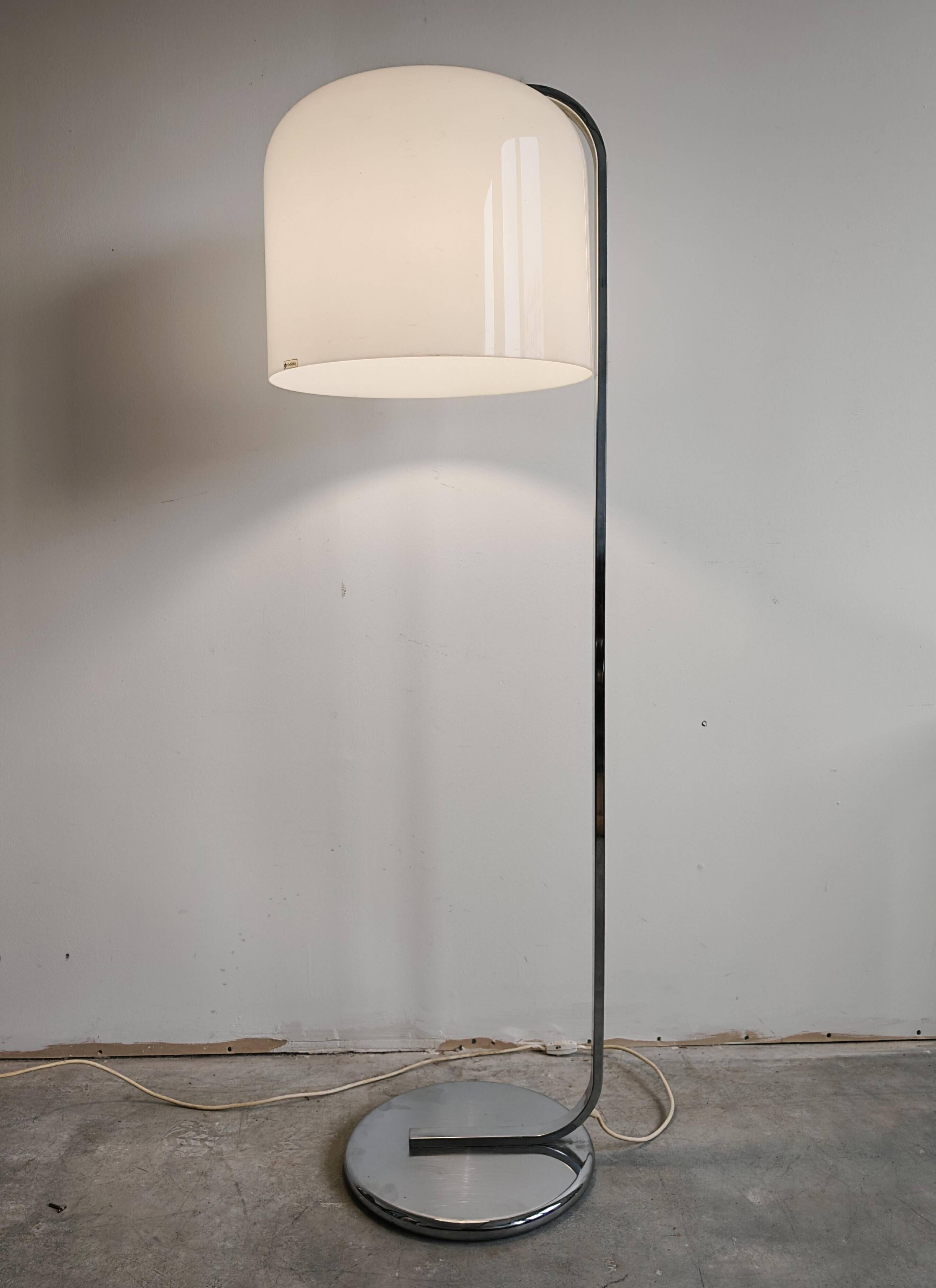 MCM Alvise floor lamp by Luigi Massoni for Guzzini 1960s