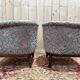 Paire de fauteuils - bergères époque Art Déco en velours coloré