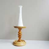 Soliflore en verre opalin