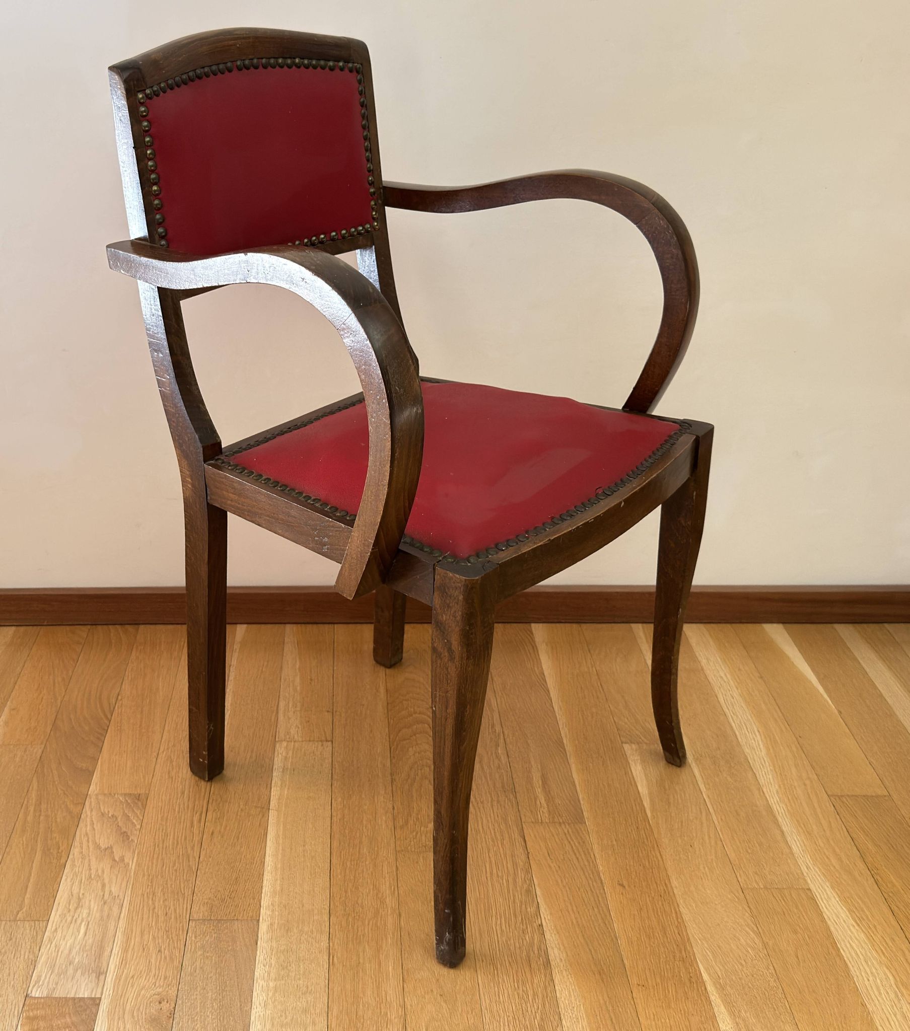Vintage bridge armchair - 1950s - Good original condition