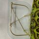 Table basse vintage laiton 1980"