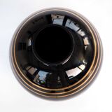 Gold and platinum art deco vase