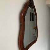 Rococo mahogany mirror