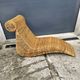 Vintage rattan deckchair