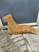 Vintage rattan deckchair
