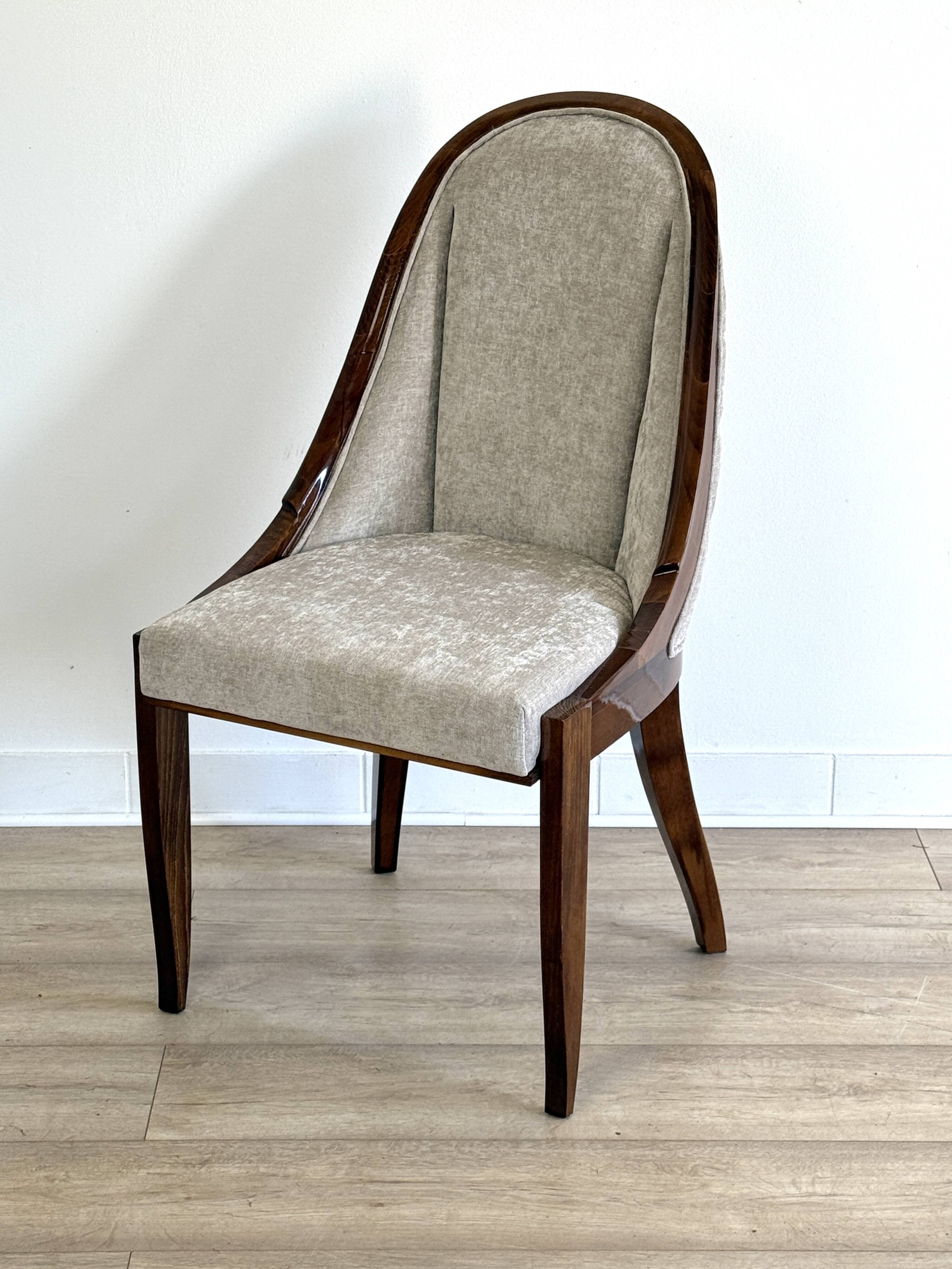 Art Deco chairs - model: Cuillernic – Émile-Jacques Ruhlmann