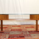 Vintage glass coffee table from czechoslovakia, 1980s
