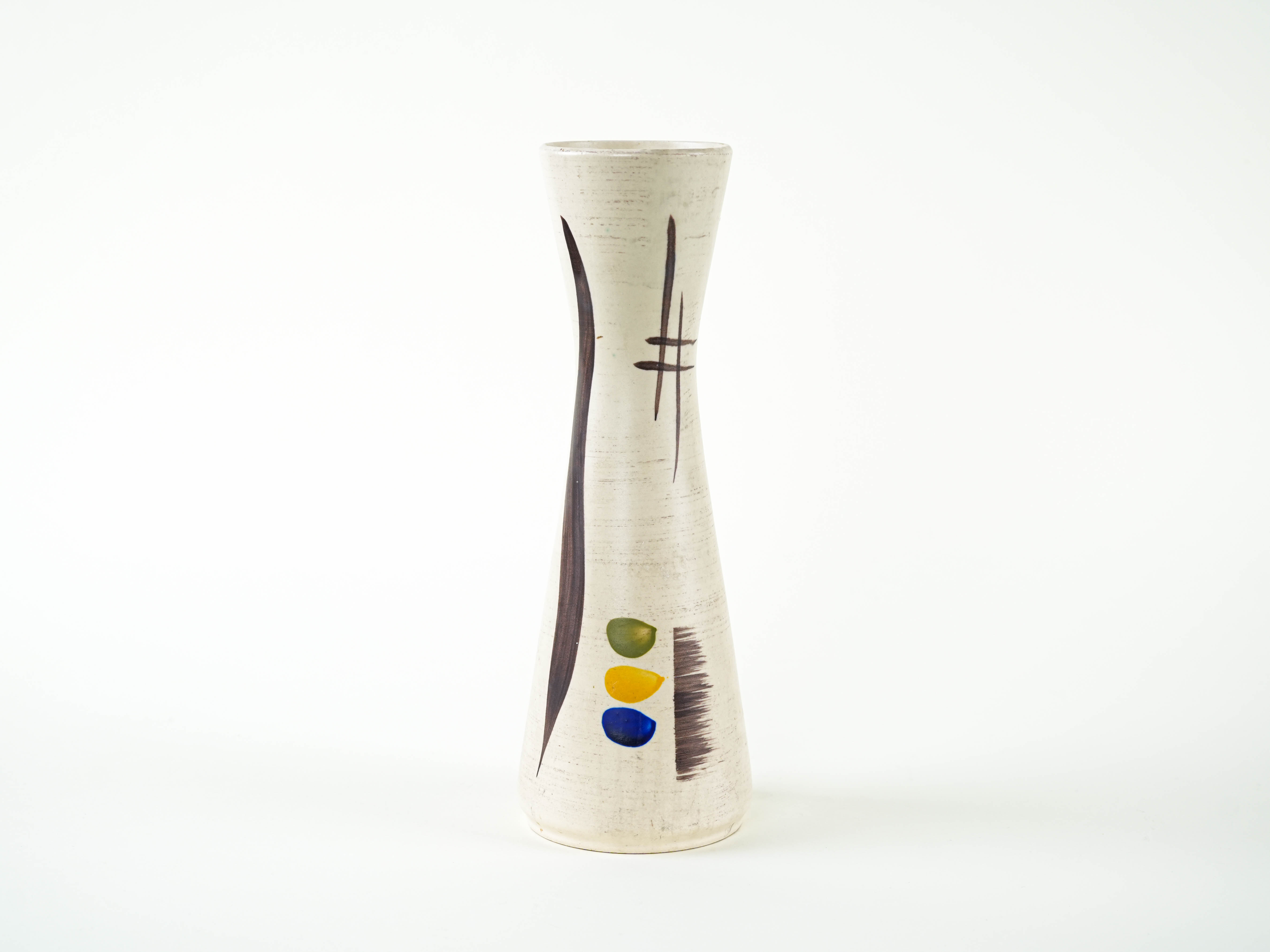 Ceramic vase, German design, 1970s, made in West Germany