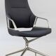 Wilkhahn Graph 3015 office chair in aluminium and fabric