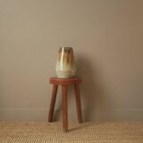 Ceramic vase signature Joseph Talbot La Borne artisanal manufacturing 50s handmade pottery