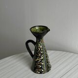 Pitcher, hand painted ceramic decorative pottery