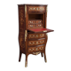 Secretary in precious wood marquetry, Transition style, Napoleon III period – Mid-19th century