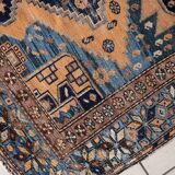 Handmade antique Caucasian Shirvan rug 126cm x 191cm, 1900s